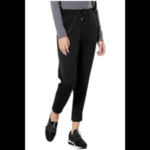 Joy Collection Women's Luxe Performance Scuba Stretch Chic Jogger Blk - Regular